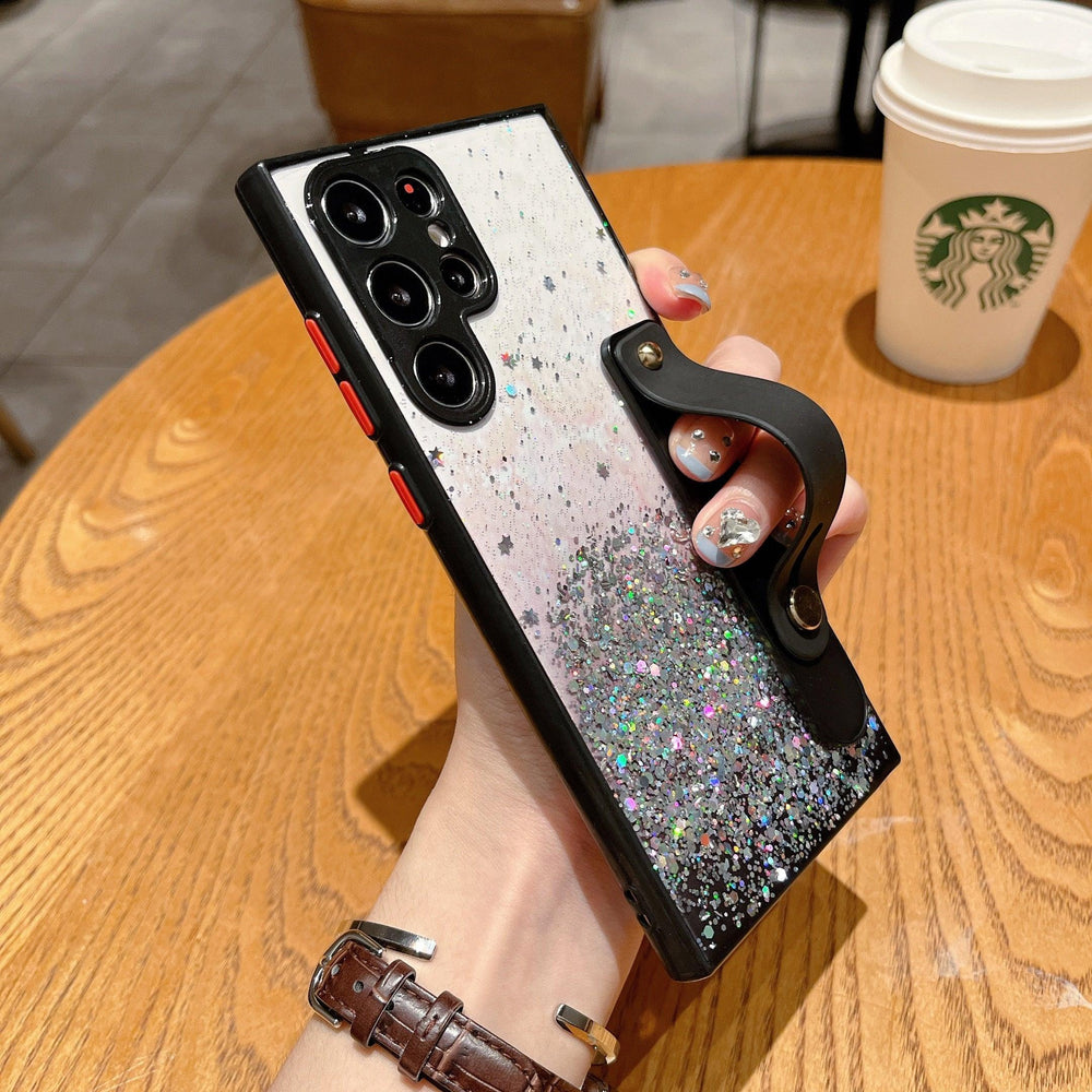 Samsung Galaxy Case Glitter - Black - CASELIX