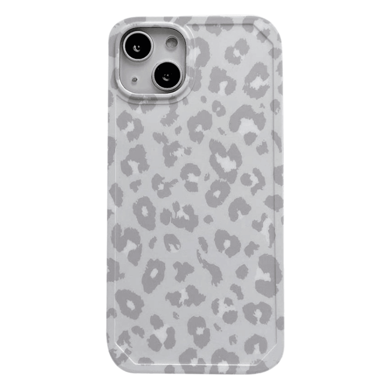 Gray Leopard iPhone Case - CASELIX
