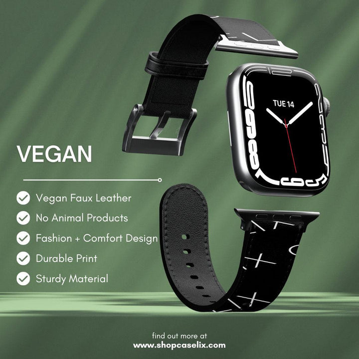 Leather Apple Watch Band, Apple Watch Band Women, Leather band for Apple watch, 38mm 40mm 41mm 42mm 44mm 45mm 49mm apple watch strap