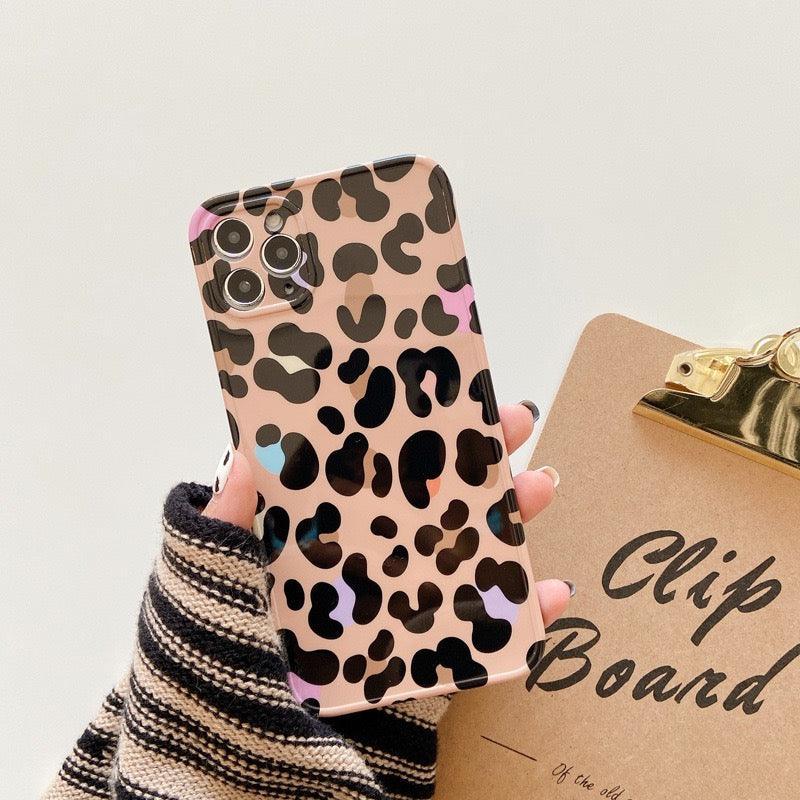 iPhone 12 Pro Max case leopard - Brown - CASELIX