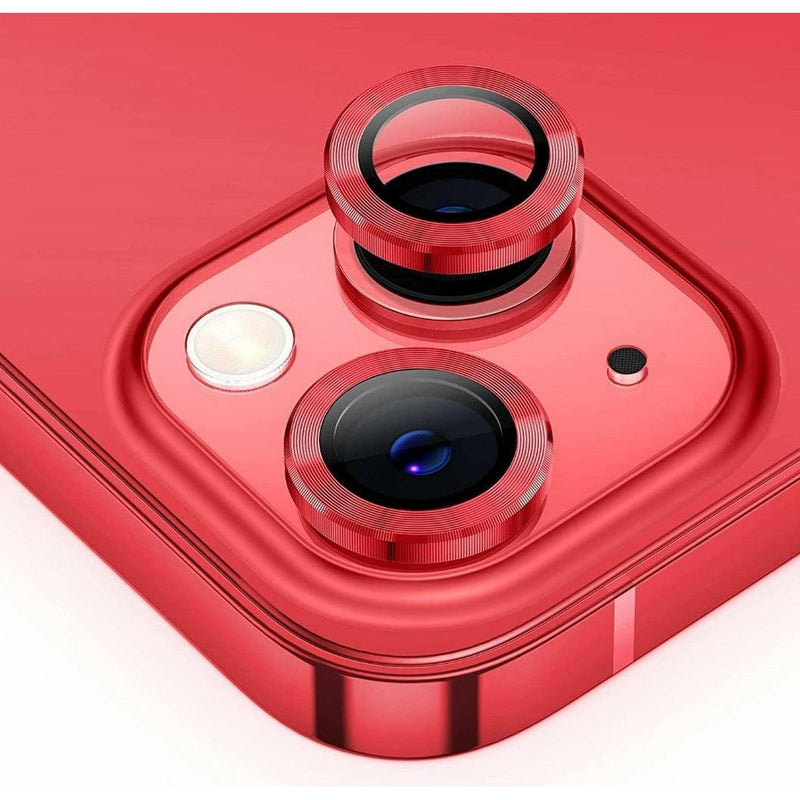iPhone 13 Camera Lens Protector tempered glass - Red - CASELIX