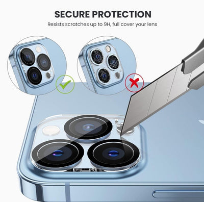 iPhone Camera Lens Protector tempered glass - Clear - CASELIX