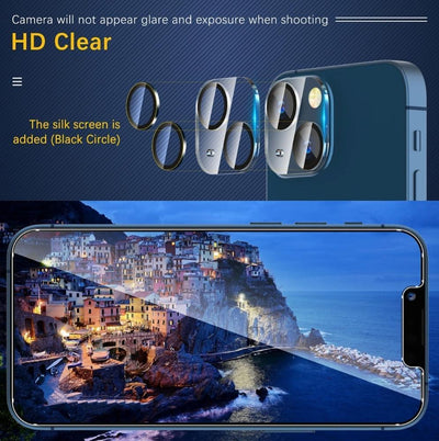 iPhone Camera Lens Protector tempered glass - Clear - CASELIX