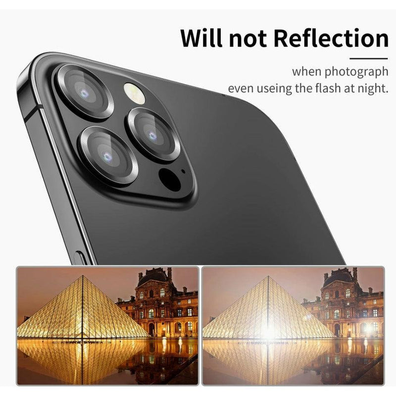 iPhone 13 Pro camera Lens Protector tempered glass - Space Black - CASELIX