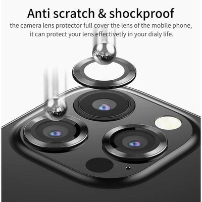 iPhone 13 Pro camera Lens Protector tempered glass - Space Black - CASELIX