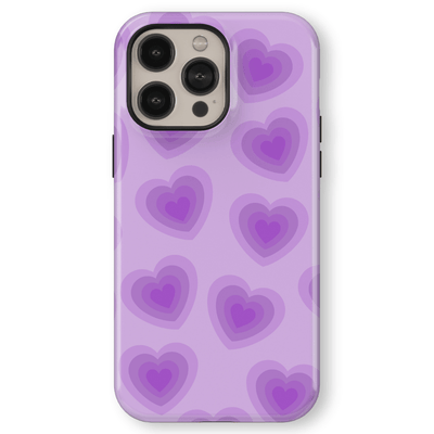 Lavender hearts - CASELIX