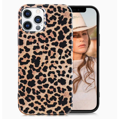 iPhone Case Leopard Print - Brown - CASELIX