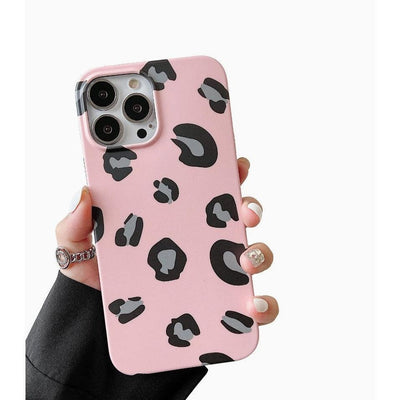 iPhone Case Leopard Print - Pink - CASELIX