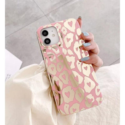 iPhone case leopard - Rose Gold - CASELIX