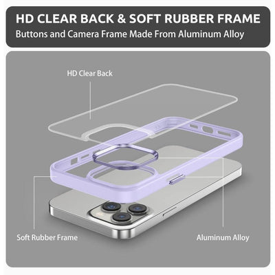 iPhone Clear Case Metallic - Lilac Purple - CASELIX