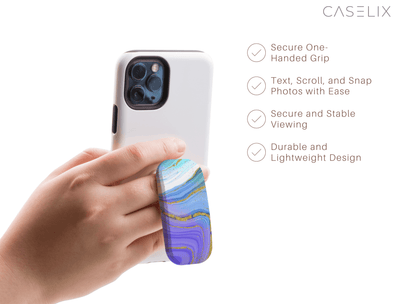 Luxury Marble Phone Grip Holder - CASELIX