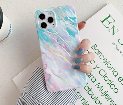 iPhone Case Marble - Holographic - CASELIX