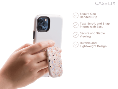Marble Phone Grip Holder - CASELIX