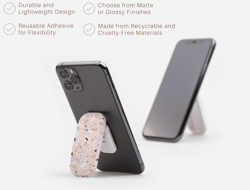 Marble Phone Grip Holder - CASELIX