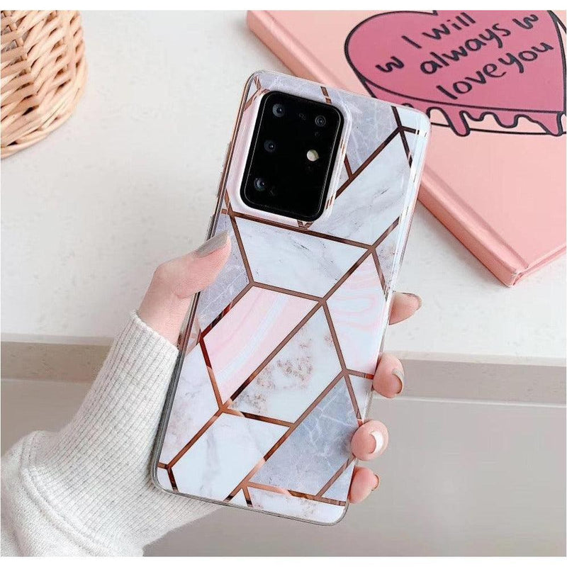 Samsung Galaxy S20 Case Marble - Pink - CASELIX