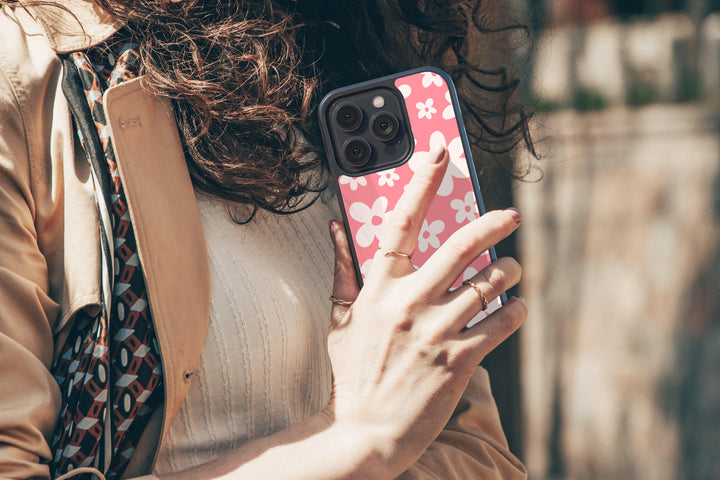 Pink Floral Phone Case - CASELIX