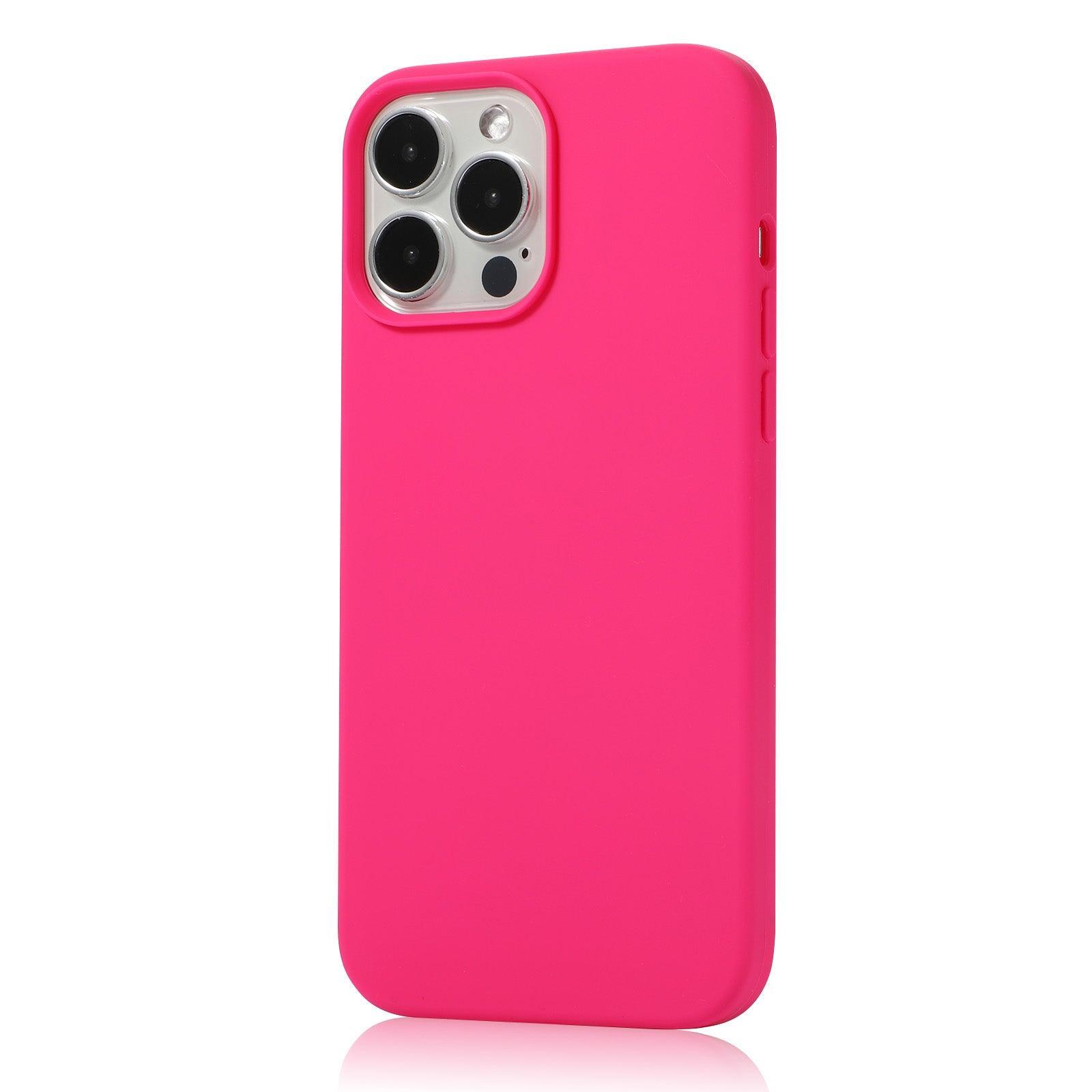 iPhone Case Silicone - Neon Pink - CASELIX
