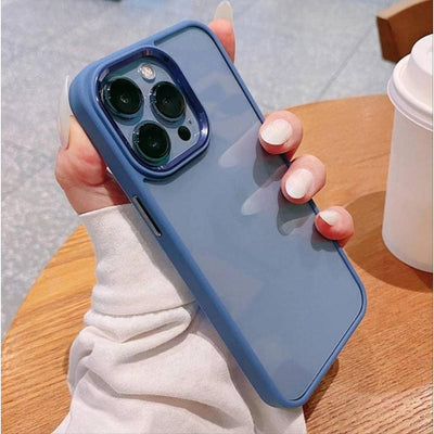 iPhone Clear Case Metallic - Pacific Blue - CASELIX