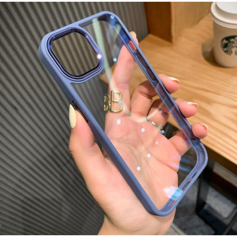 iPhone Clear Case Metallic - Pacific Blue - CASELIX