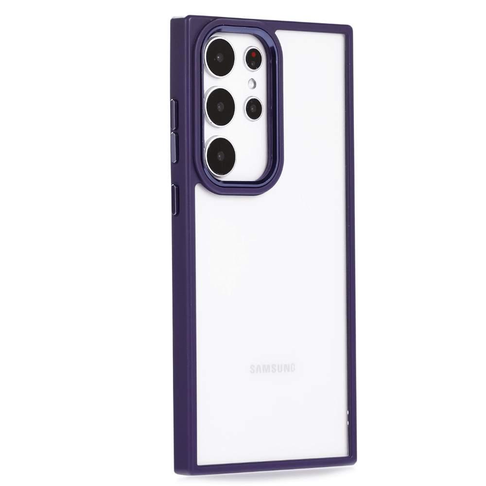 Galaxy Case Clear Metallic - Deep Purple - CASELIX