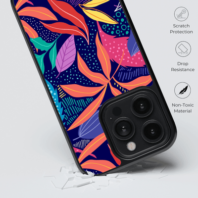 Vivid Floral iPhone Case - CASELIX