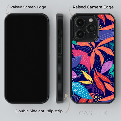 Vivid Floral iPhone Case - CASELIX