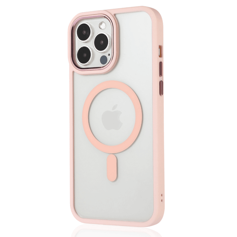 iPhone Case Clear Metallic Magsafe - Pink - CASELIX