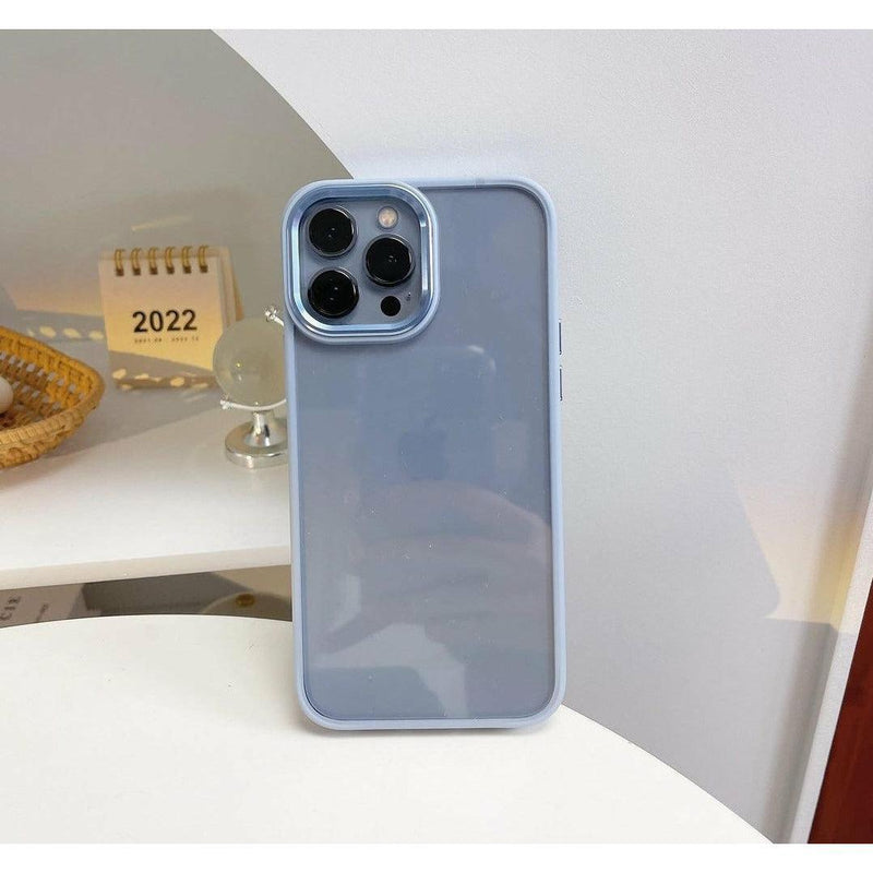 iPhone Clear Case Metallic - Sierra Blue - CASELIX