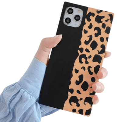 iPhone Case Square Leopard Print - CASELIX
