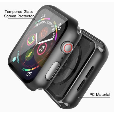 Apple Watch Screen Protector Case - Black - CASELIX