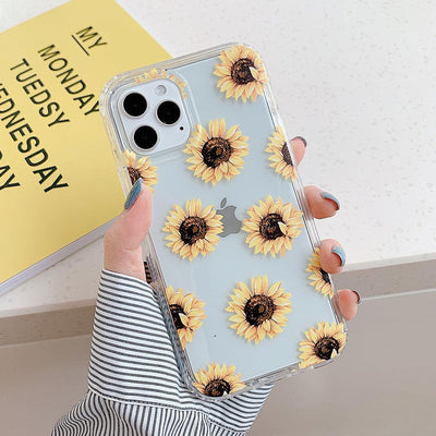iPhone Case Clear Armor - Sunflower - CASELIX