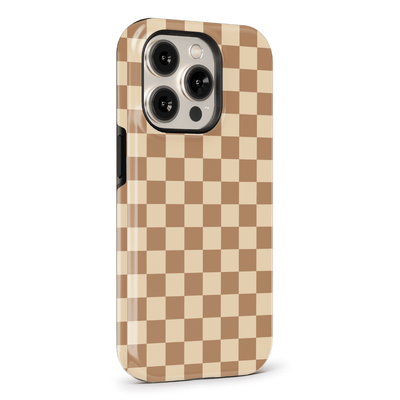 Taupe Checkerboard - CASELIX