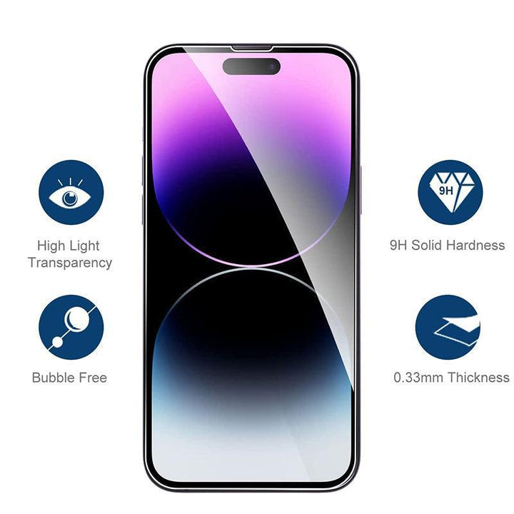 Premium Full Edge iPhone Tempered Glass Screen Protector - Crystal Clear - CASELIX