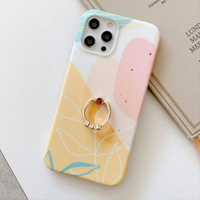 iPhone Case Ring holder - Tropical - CASELIX