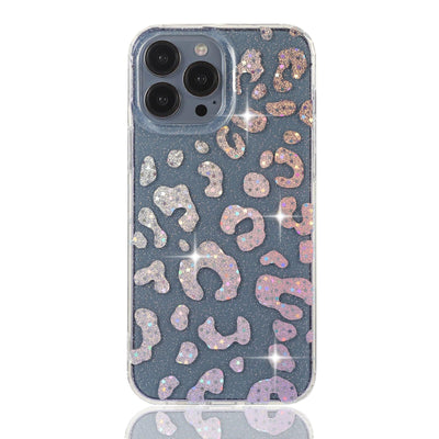 Glitter iPhone Case - Laser Leopard - CASELIX